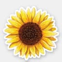 Sunflower Sticker